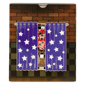NYCC Limited Edition Five Nights At Freddy's Foxy 3" Collector Box Sliding Pin, Image 2