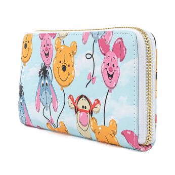 Disney Winnie the Pooh Balloon Friends Zip Around Wallet, Image 2