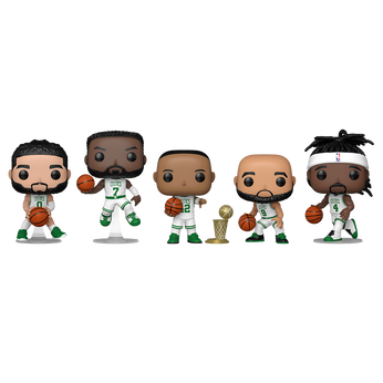 Pop! Boston Celtics 2024 NBA Champions 5-Pack, Image 1