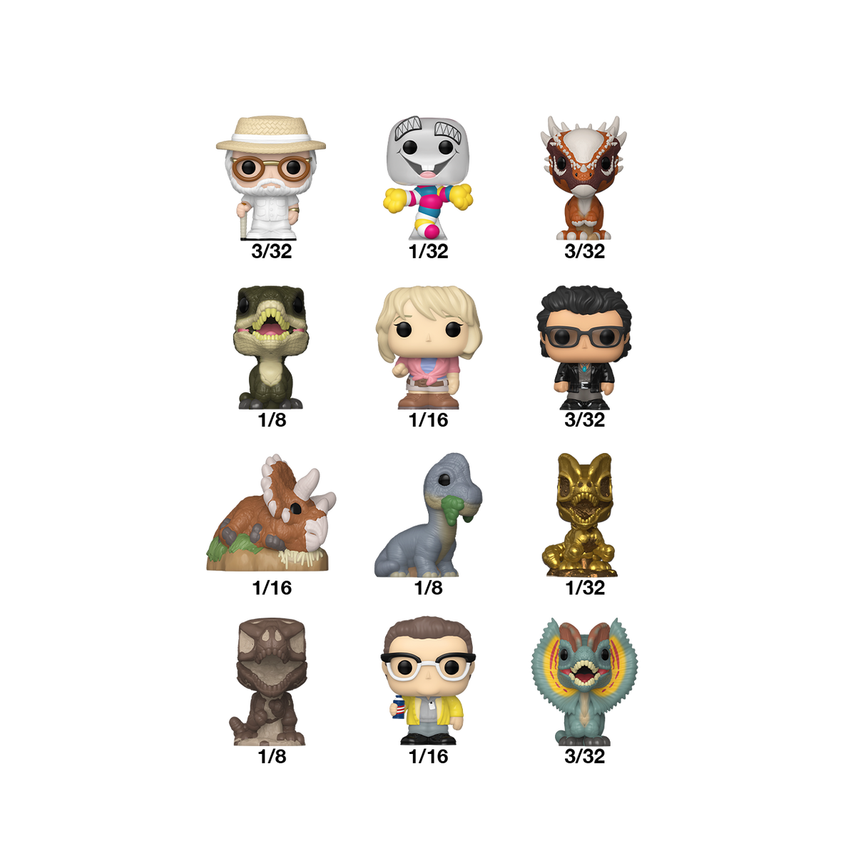 Детская фигурка Funko Mystery Bitty Pop! Jurassic Park — фото 2