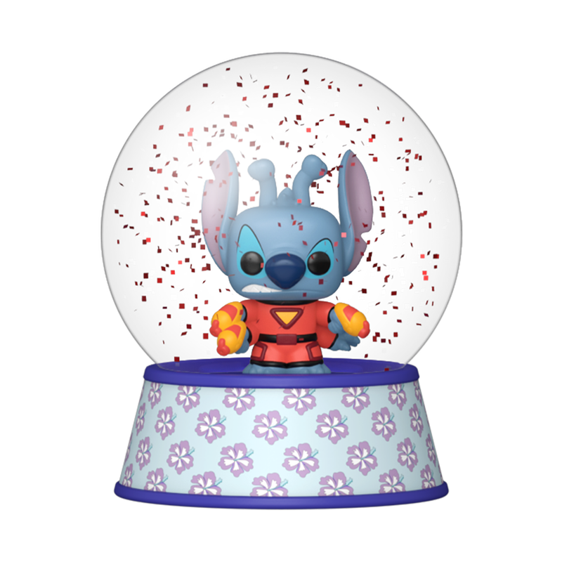 Stitch 626 Mini Glitter Globe, , hi-res view 1