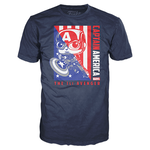 POP Tees: Marvel - Cap Flag Box FH12920, , hi-res view 1