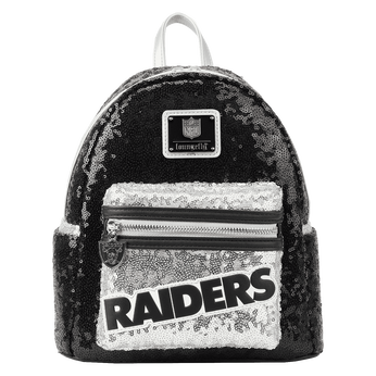 NFL Las Vegas Raiders Sequin Mini Backpack, Image 1