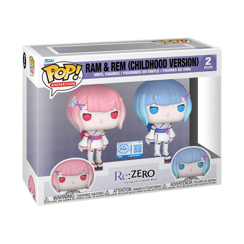Pop! Ram & Rem (Childhood Version) 2-Pack, , hi-res view 2