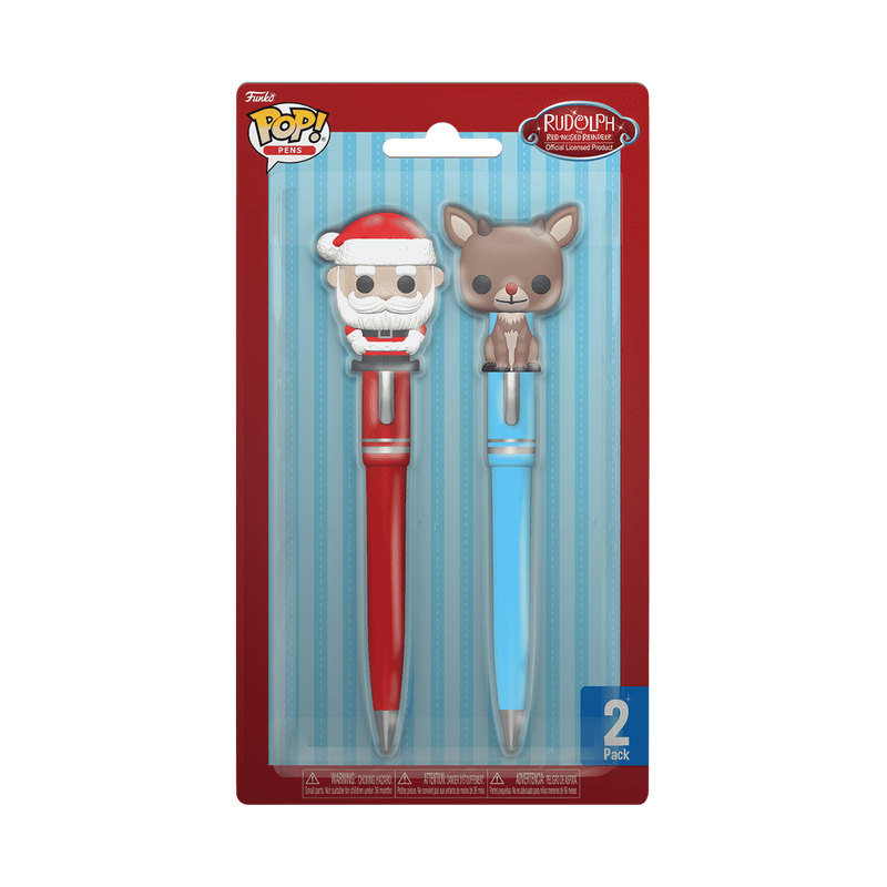 Pop! Pen Santa Claus & Rudolph 2-Pack, , hi-res view 2