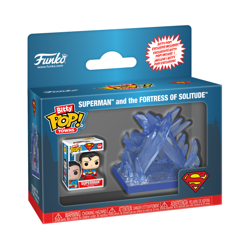 Bitty Pop! Towns Superman and the Fortress of Solitude, , hi-res view 1