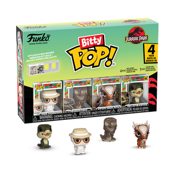 Bitty Pop! Jurassic Park 4-Pack Series 2, Image 1