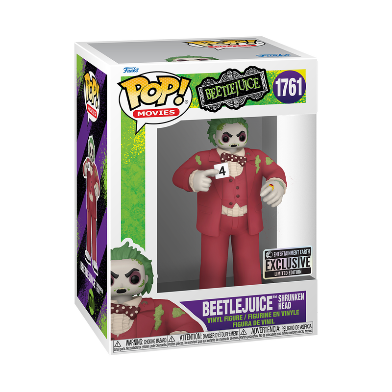 Pop! Beetlejuice Shrunken Head