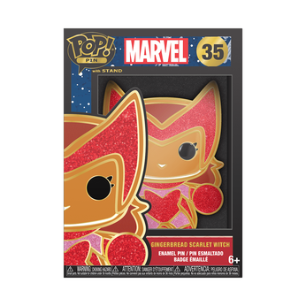 Pop! Pin Gingerbread Scarlet Witch, Image 1
