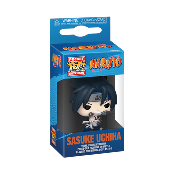 Pop! Keychain Sasuke Uchiha with Demon Wind Shuriken, Image 2