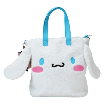 Sanrio Cinnamoroll Cosplay Sherpa Tote Crossbody Bag With Coin Bag, Image 1