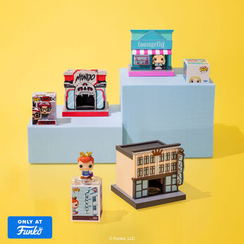 Bitty Pop! City Towns Funko HQ, Loungefly Boutique, & Mondo Arcade 3-Pack, Image 2