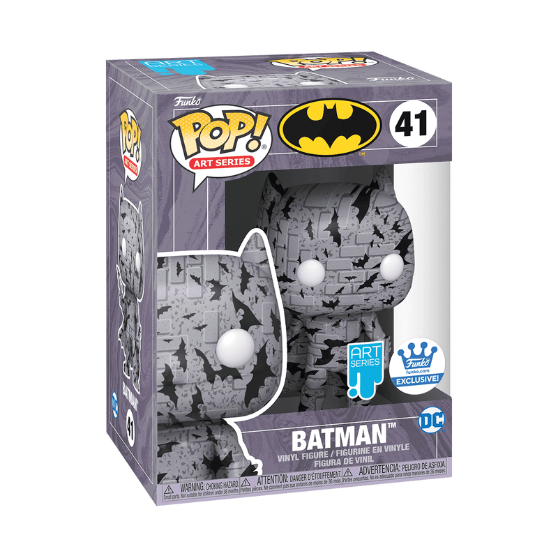 Pop! Artist Series Batman with Pop! Protector