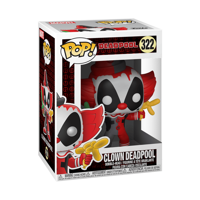 Pop! Clown Deadpool, , hi-res view 2