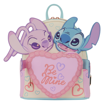 Stitch & Angel Be Mine Mini Backpack, Image 1