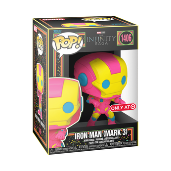 Pop! Iron Man (Mark 3) (Black Light), Image 2