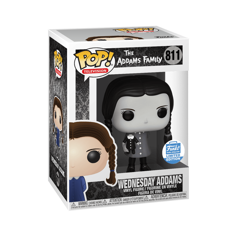 Pop! Wednesday Adams (Black & White), , hi-res view 2