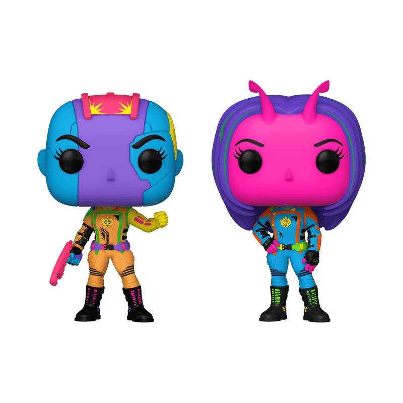 FUNKO POP! GotG 3マンティス&ネビュラ 2パック ブラックライト 71160_Marvel_GOTG3_BLKLT_POP_2