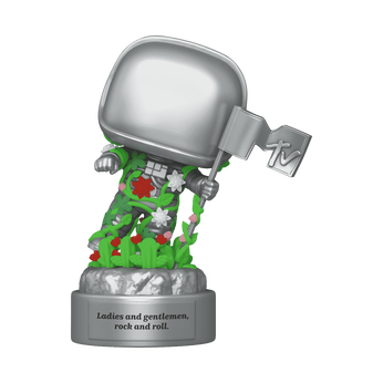 Pop! MTV Moon Person with Flowers, Image 1