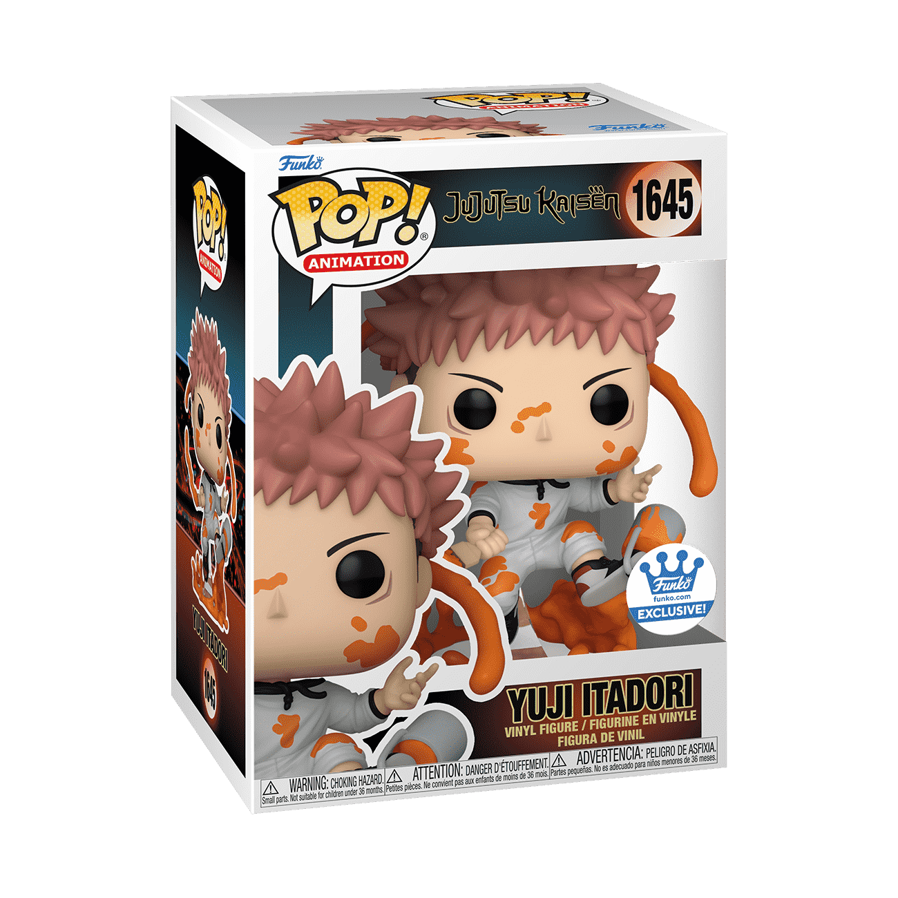 Funko Pop! Yuji Itadori – Jujutsu Kaisen Vinylfigur Mit Box-Protector, 9,5 Cm