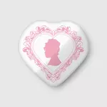 Bridgerton Lady Whistledown Heart Pillow, , hi-res view 2