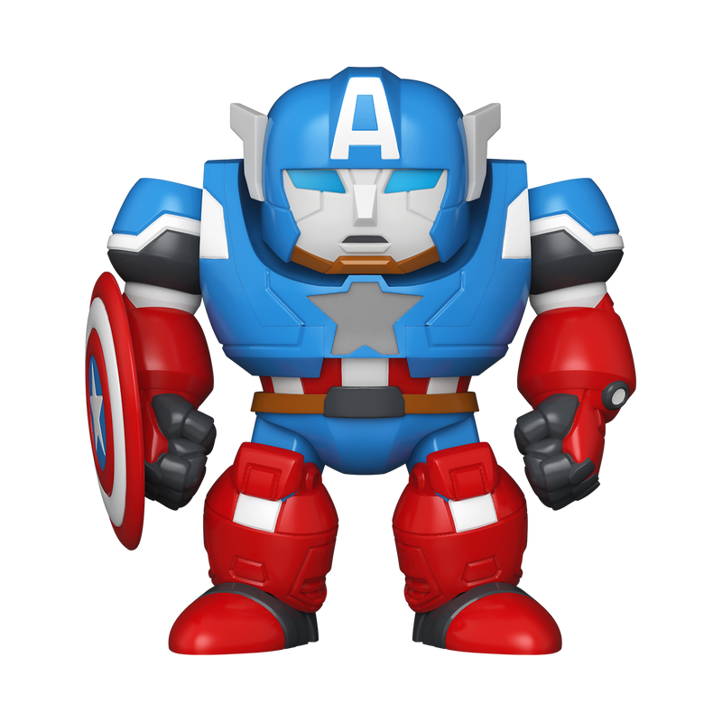 Bitty Pop! Bitty Bot Captain America Mech with Captain America, , hi-res view 1