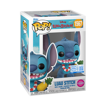 Pop! Luau Stitch (Flocked), Image 2