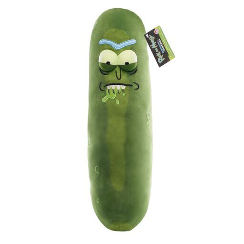 Galactic Plushies: R&M - 18" PickleRick(Biting Lip), , hi-res view 2