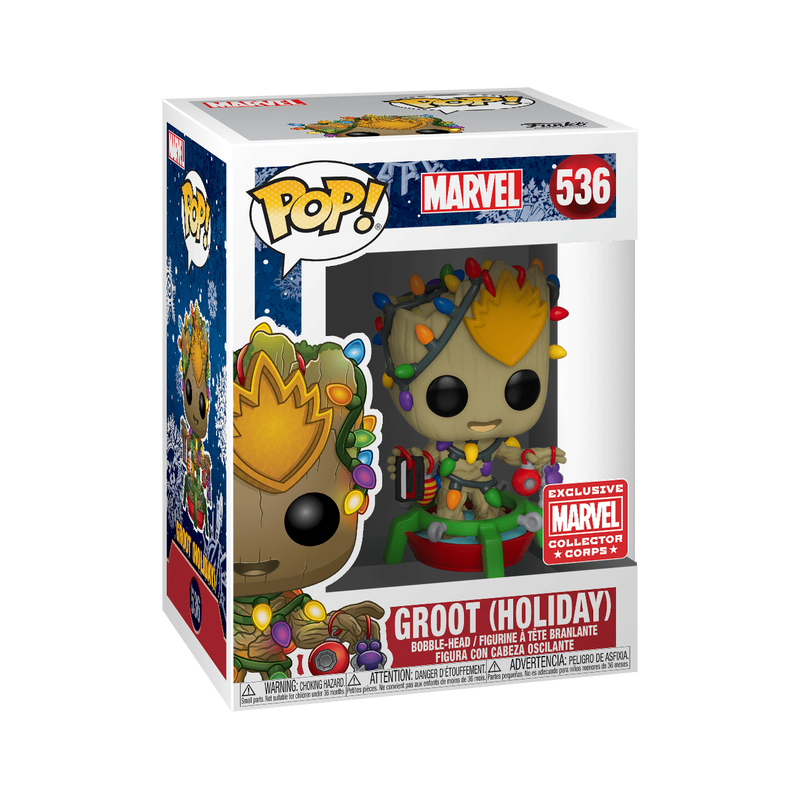 AMB: 2019 Marvel Holiday - POP Holiday Groot, , hi-res view 1