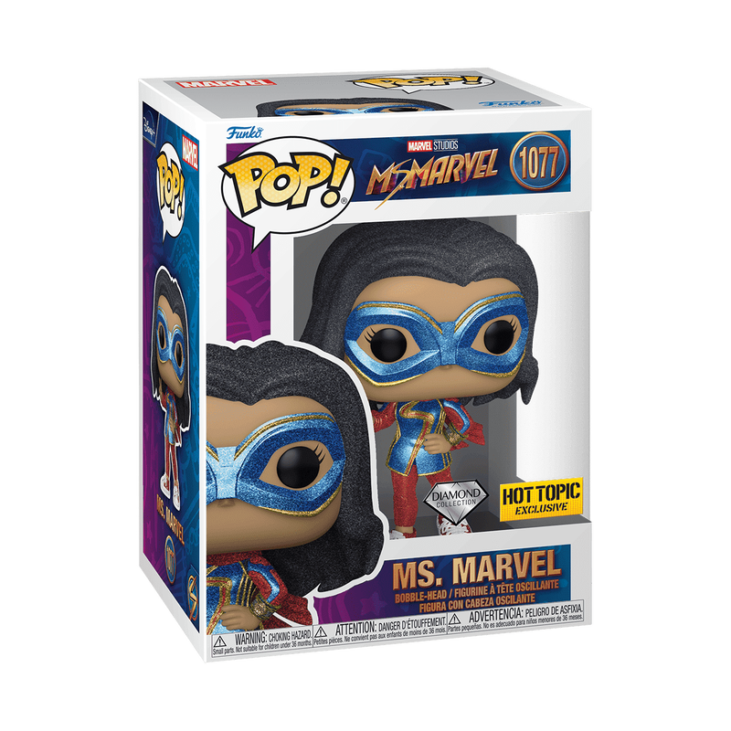 Pop! Ms. Marvel with Peace Sign (Diamond) Pop! Ms. Marvel with Peace Sign (Diamond)