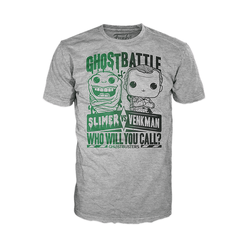 Ghost Battle Slimer vs Venkman Tee, , hi-res view 1