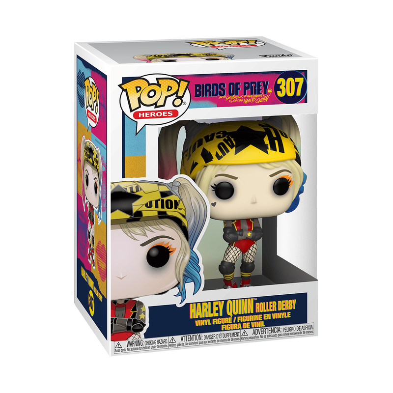 POP Heroes: Birds of Prey- Harley Quinn (Roller Derby), , hi-res view 1