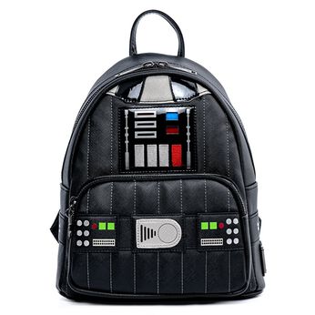 Star Wars Darth Vader Light Up Cosplay Mini Backpack, Image 1