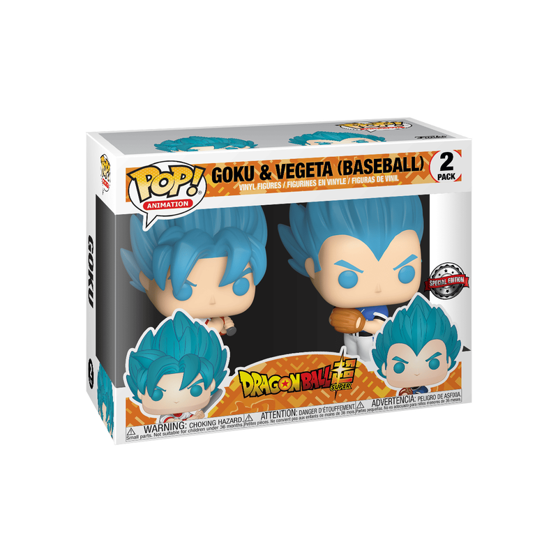 Pop! Goku & Vegeta (Baseball) 2-Pack, , hi-res view 2