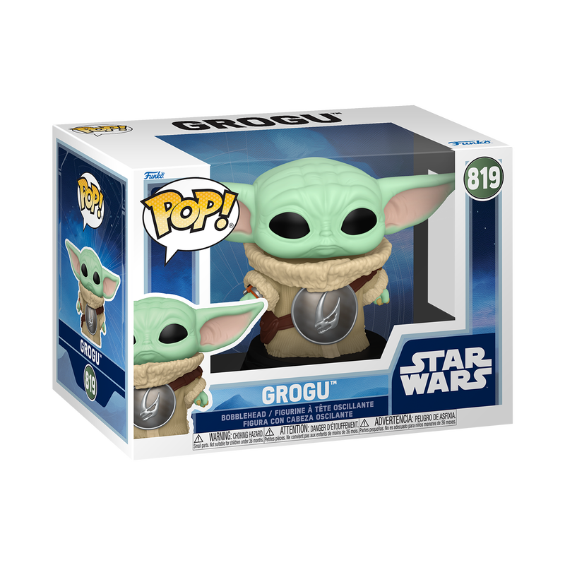 Pop! Grogu with Mudhorn Chest Armor | Funko