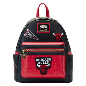 NBA Chicago Bulls Patch Icons Mini Backpack, Image 1