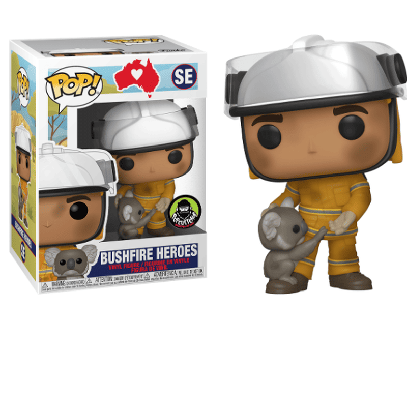 POP Funko:AU Charity-FIrefighter w/Koala, , hi-res view 1