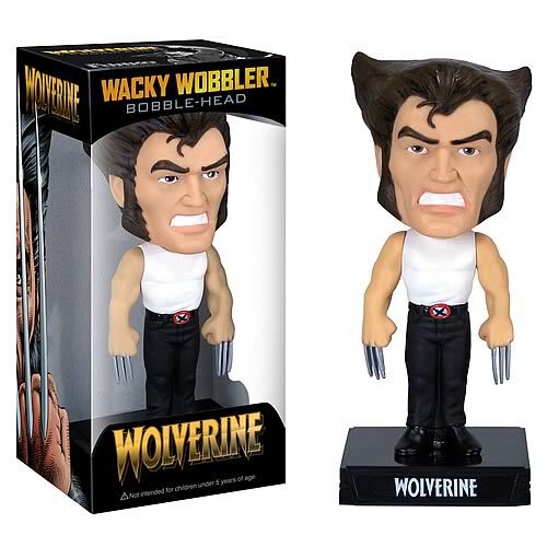 Wolverine with Blue Jeans Wacky Wobbler | From the Vault | Funko