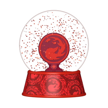 Magic The Gathering Mountain Mini Glitter Globe, , hi-res view 1