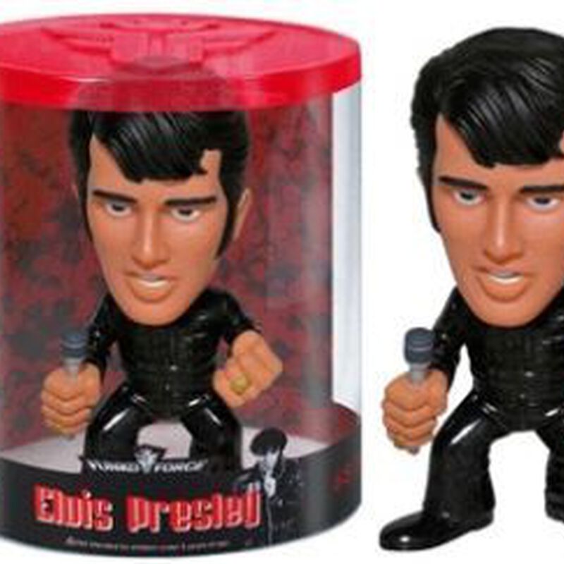 Elvis Presley: 68 w/ Black Suit Funko FORCE (Funko, , hi-res view 1