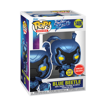 Pop! Blue Beetle Crouching (Glow), Image 2