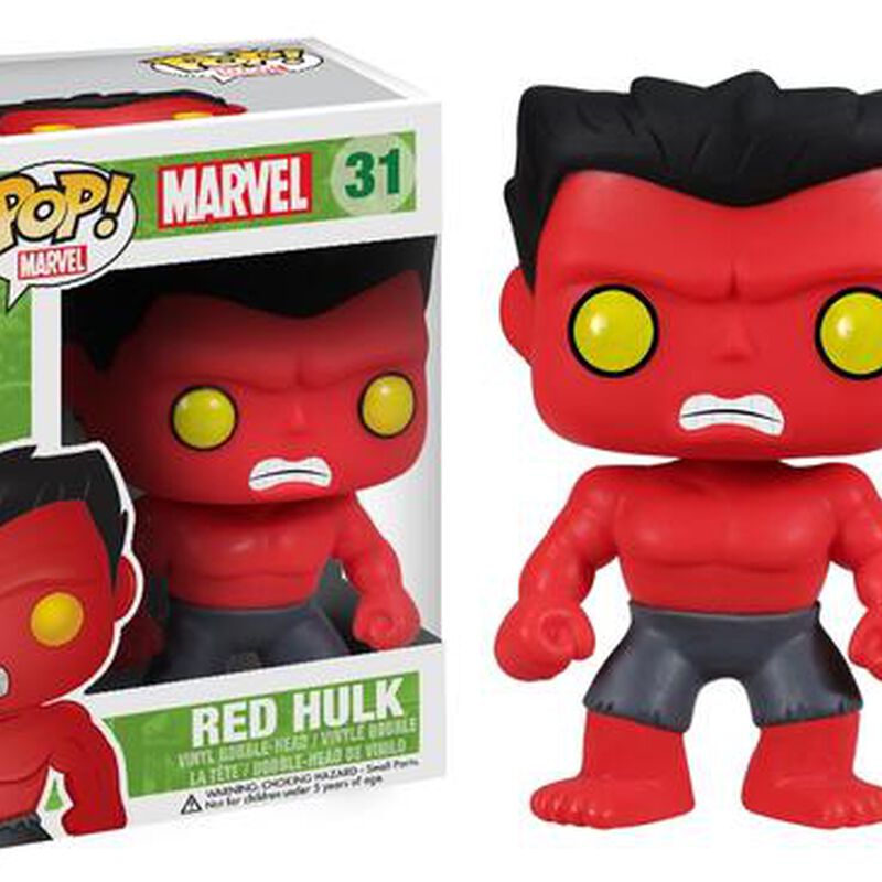 Pop! Red Hulk (Yellow Eyes), , hi-res view 1