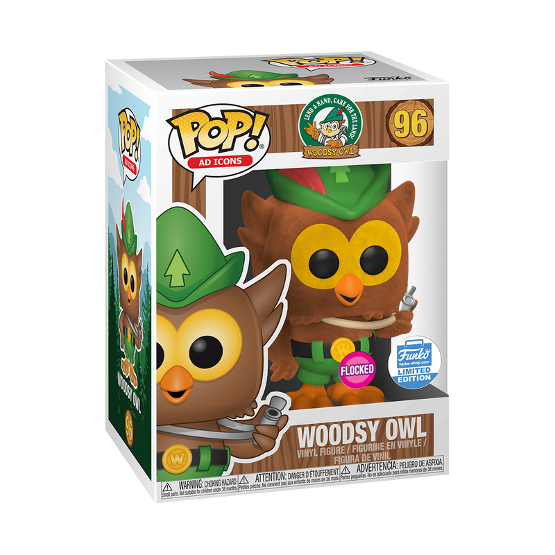Pop! Woodsy Owl (Flocked), , hi-res view 2