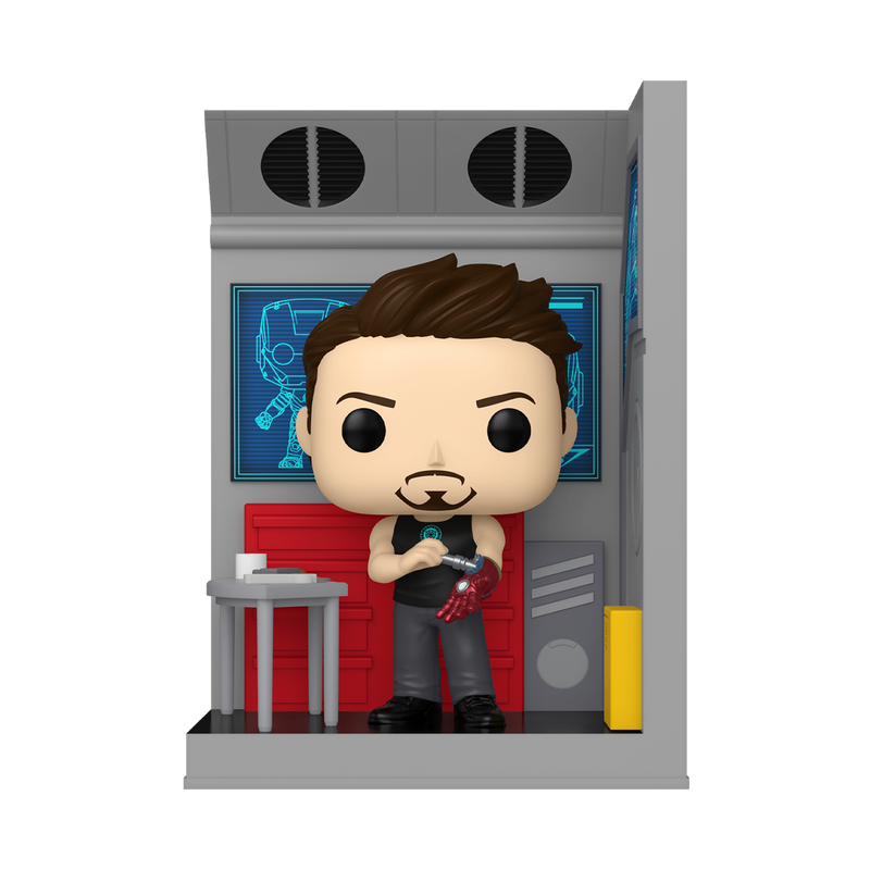 Pop! Nooks Tony Stark in his Workshop, , hi-res view 1