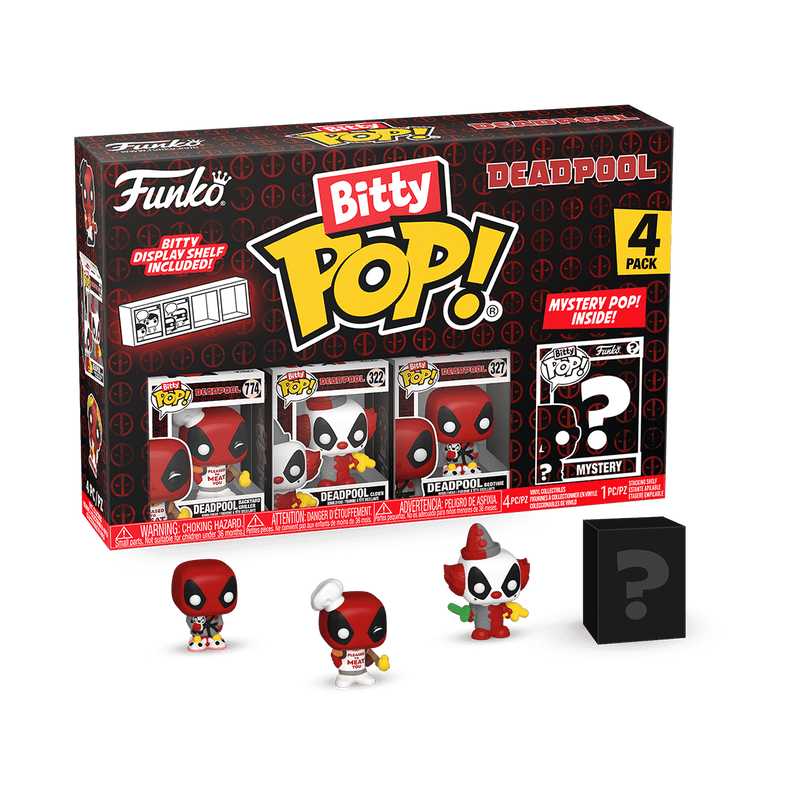 Bitty Pop! Deadpool 4-Pack Series 1, , hi-res view 1