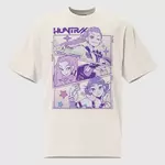 KPop Demon Hunters HUNTR/X White Faded Tee, , hi-res view 2