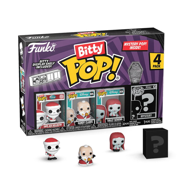 Bitty Pop! The Nightmare Before Christmas 4-Pack Series 4, , hi-res view 1
