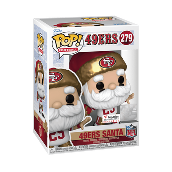 Pop! 49ers Santa (Throwing), Image 2