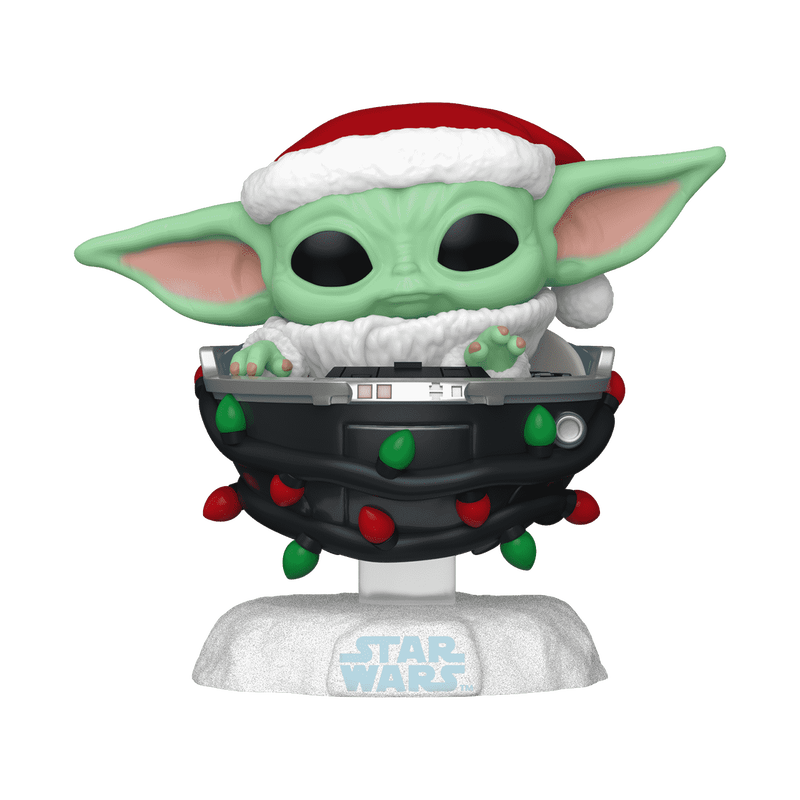 Pop! Grogu with Santa Hat in Pram, , hi-res view 1