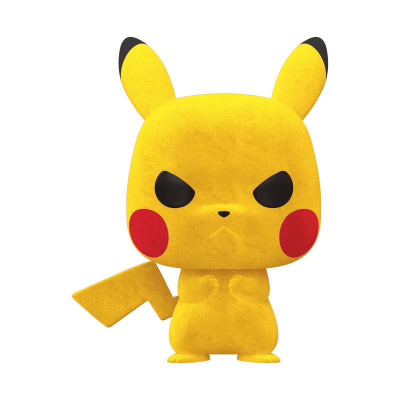 Pop! Grumpy Pikachu (Flocked), , hi-res view 1